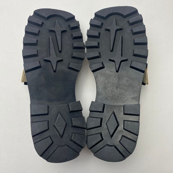 INTENTIONALLY BLANK Toronto Croc Embossed Loafer In Tan Size 6 - Picture 7 of 7